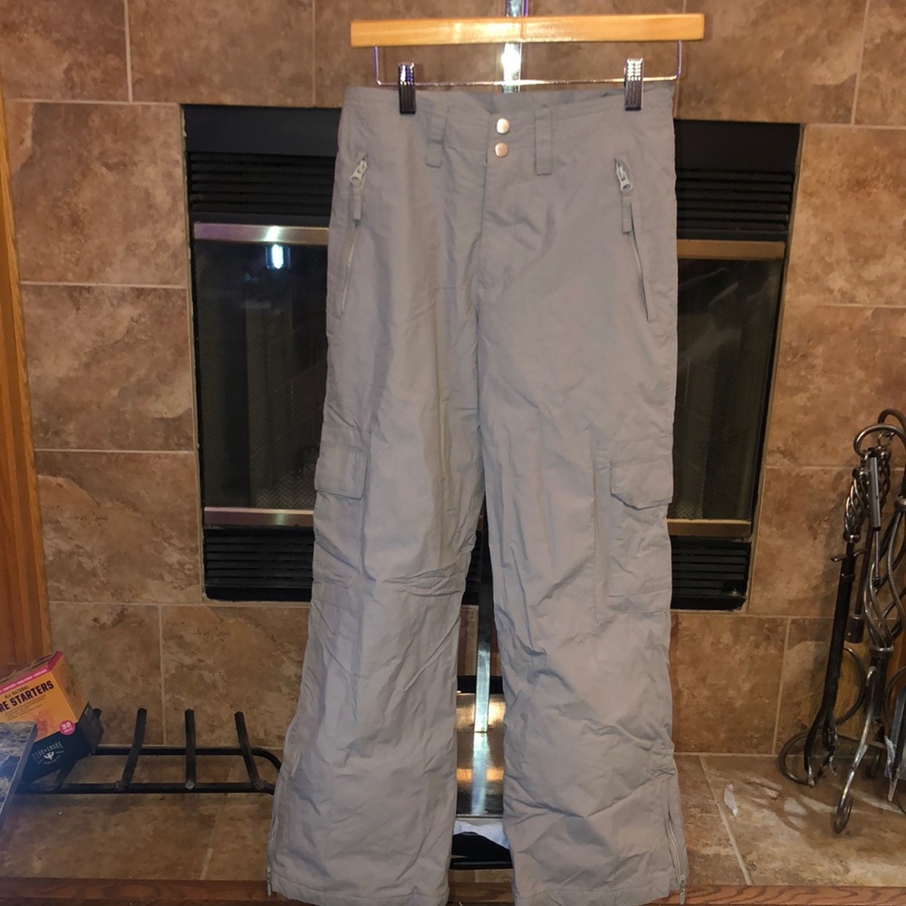 Kemper, gray snowboarding/winter insulated pants, size 14 teen
